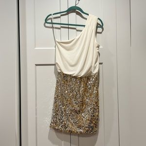 One Shoulder Sequin Dress
